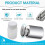 Pool Float Anchor Set, 200g Chrome-Plated Steel Weights for Stability, Includes Sealed Anti-Rust Bottle 3