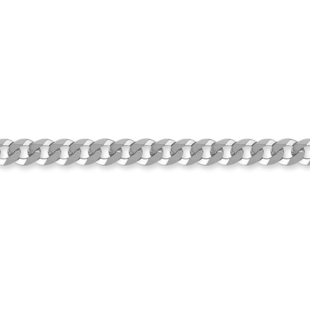Jewelco London (26) Sterling 6Mm Gauge Curb Chain - Acn006d Silver