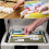 200 Pcs File Folder Tabs and 200 Pcs 2 Inch Hanging File Inserts Labels, Plastic Files Folder Tabs for Hanging Folders 7