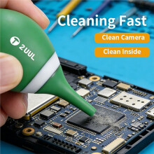 2UUL CL31 AirTap Strumento Aspirazione Polvere In Gomma Morbida per Pulizia Fotocamera Telefono Cellulare, Aspirapolvere e Strumento Pulizia per