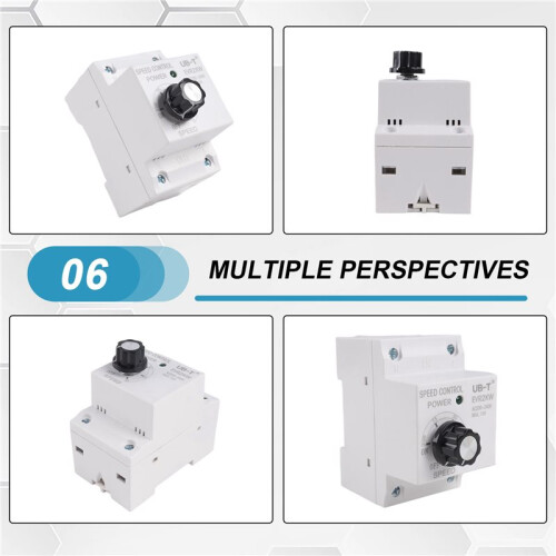 2X 220V Angle Grinder Fan Speed Governor Ceiling Fan Stepless Electronic Voltage Regulator Speed Controller