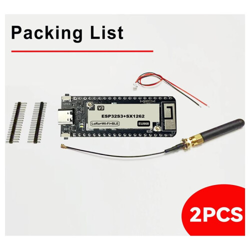 Module de Développement V3 Wireless Stick Lite Meshtastic ESP32-S3 LoRaWAN 863-928MHz Type-C 2 Pièces IoT Node 1