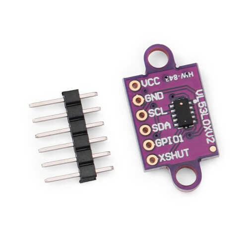 VL53L0X Ranging Sensor Module VL53L0X -of-Flight(ToF) Ranging Sensor Breakout 2.8-5V I2C IIC Interface Communication 1