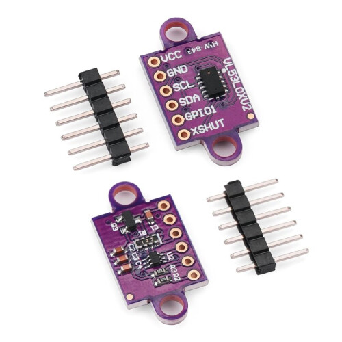 VL53L0X Ranging Sensor Module VL53L0X -of-Flight(ToF) Ranging Sensor Breakout 2.8-5V I2C IIC Interface Communication 2