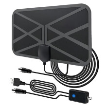 4K 1080P Antenna for Digital Tv with Amplifier with Strong Signal Digital TV Hd Antenna for Atsc/Dvb-T/Isdb Hdtvs