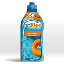 Flockungsmittel Schwimmbad - BSI - Micro Floc 1 L - Flüssigkeit - Klärt trübes Wasser - Verbessert die Filtration