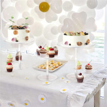 Acrylic Cake Stand,Clear Cake Stand Round Tall Cake Stand for Dessert Table Display, for Wedding, Event, Birthday Party