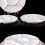 5 Combined Round Plastic Tray, Size: 13 Inches, White Plastic Partition 4