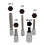 17Pcs Master Brake Caliper Tool Set Includes Brake Pad & Caliper Screw Disassembly Sleeves for 2