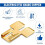 50 Pcs Double Piggyback Spade Connector Quick Disconnect Electrical 2 Way Wire Terminals Adapter 5
