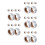 30Rouleaux Stickers Ronds Autoadhésifs Multi-Surfaces PP 5