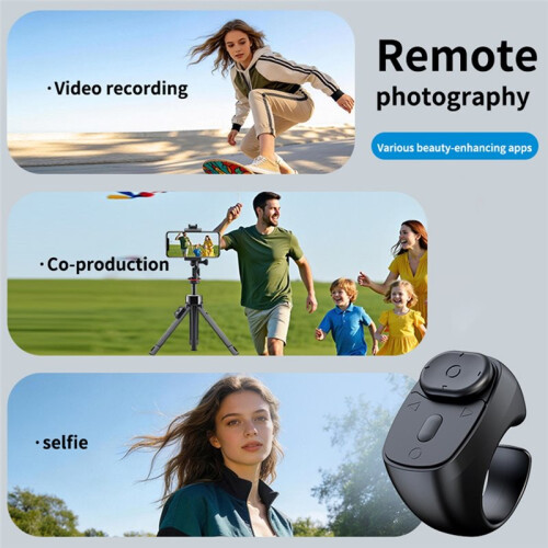 Wireless  Joystick Page Turner, Fingertip Ring Remote Control for Phone for Android for 1