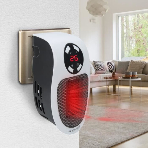 Chauffage électrique céramique PTC – Portable – Télécommande – 500 W 2