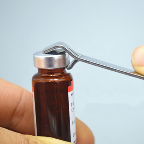 5 Pcs Nurse Helper Vial Opening Tool Stainless Opener Silver 2