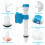 Toilet Flush System Replacement, Adjustable Bottom Entry Toilet Fill Valve, High 3