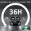 Wireless Bluetooth 5.3 Stereo Earbuds with Touch Control, Clip-on Design and LED Display, Black 4