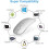 Ultra Slim Silent Wireless Mouse, Silver, Rechargeable, Ergonomic Design for Laptop and Computer 4