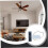 Ceiling Fan Remote Control Kit 6-Speed Adjustable Ceiling Fan Remote Replacement for Home Bedroom 5