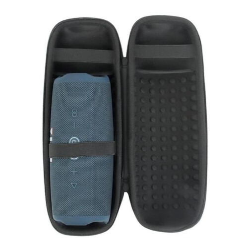Waterproof Shockproof Protective Case, Compact Portable Speaker Storage Case with Convenient Organization 1