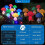 8 Pack Mushroom Solar String Lights, 7 Meters, 50 Lighting Modes, Waterproof, Multicolor Garden Decor 2
