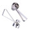 Tagliauova manuale per uova alla coque, sode e crude, utensile da cucina resistente e compatto. 4