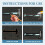 Polyethylene Foam Sheets, 4P 16 X 12 X 1 Inch Cuttable Tool Box Case Inserts, Black Cushion Packing Pads for Toolbox 4