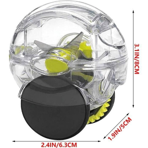 Rolling Garlic Chopper, Manual Garlic Press, Garlic Grater and Slicer, Efficient Kitchen Tool 2