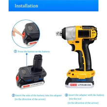 BPS18D Akkuadapter für ,  Cable und  18V Lithium-Akkus, Umrüstbar auf für  18V Ni-Cd/Ni-MH