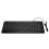 Ergonomic USB Wired Keyboard with Large White Keys, Backlit Multimedia Silent Keys for Home Office 3