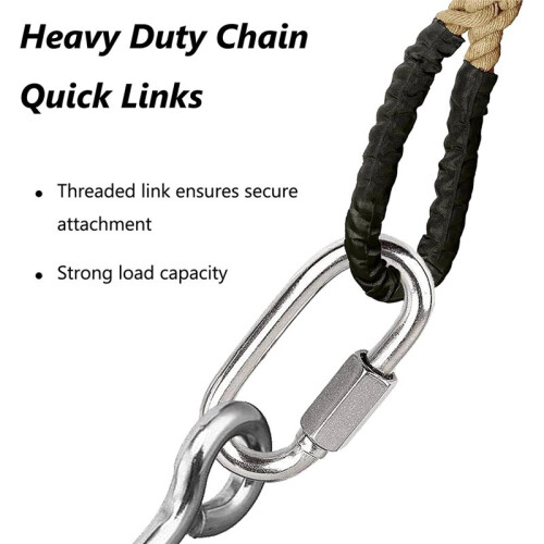 Stainless Steel Quick Chain  for Hammocks, Shade Sails, Rigging 2