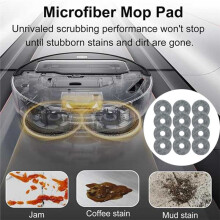 Tampons de Balai en Microfibre pour Saros 10R / S9 MaxV Slim / Saros Z70 : Lingettes de Rechange Lavables et Réutilisables