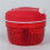 Manual Red Plastic Vegetable Chopper, Easy to Use Kitchen Tool for Fast Food Prep and Time Saving 4