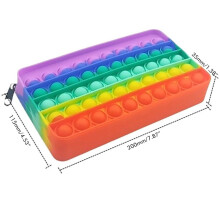 Green Silicone Simple Pencil Case Bag