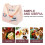 3Pièces Repas Portable Beige Toile Multi-Usage Pour Femmes 5
