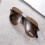 The Gs02 Smart Glasses Support Voice Assistant/Bluetooth Calls/Remote Camera Control (Brown). :brown Surprise Gift 2