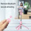 Xt06S Τρίποδο Bluetooth για Ζωντανή Μετάδοση Ομορφιάς, Selfie Stick (Μαύρο): XT06S Δώρο-Έκπληξη 6