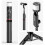 Q12S Bluetooth Compatible Remote Control Rotatable Fill Light Tripod Selfie Stick :Q12s Surprise Gift 2