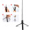 Bluetooth Tripod Selfie Stick Live Streaming Phone Holder (White) :White Surprise Gift 4