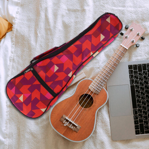 1Sac De Rangement Ukulele Oxford Rouge Style 2
