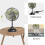 1Ventilateur USB Noir ABS Silencieux Compact Multifonction 5