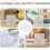 2er-Pack Acryl-Muschel-Displaybox mit mehreren Fächern 7