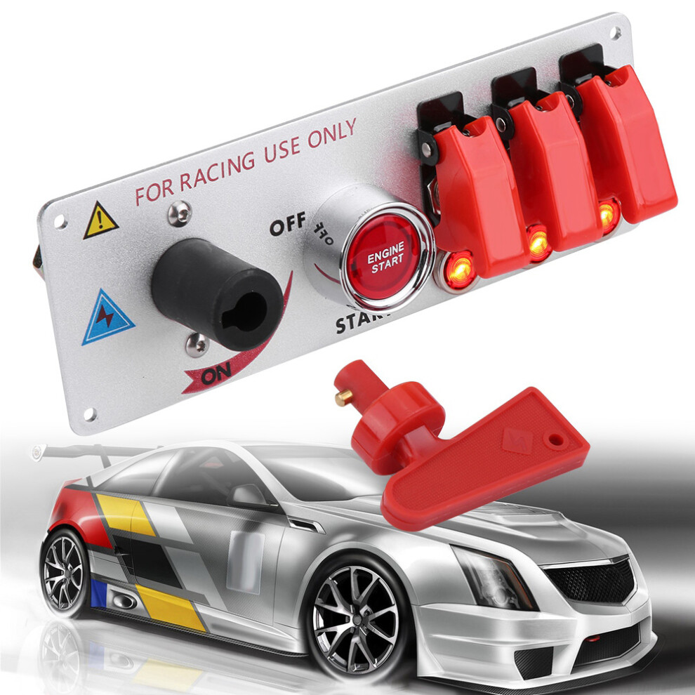12V Racing Car Push Button Panel 7293282704770