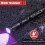 Uv Flashlight Ultraviolet Torch with Pen Clip Detector Portable Led UV Flashlight Led Stains Detection Lamp 6