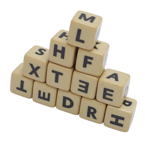 Word Games 12 Sided Dice Set 1