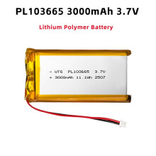 10Pcs for Heltec V4 3.7V Lipo Battery 3000Mah PL103665 Lithium Battery Li Polymer Batteries for T114 V2 LoRa 32 V3