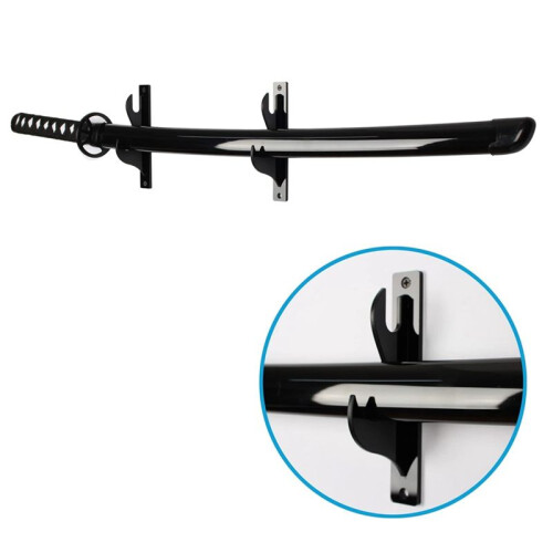 Acrylic Wall Mount Sword Holder Stand Adjustable Samurai Sword Display Hanger Bracket 2