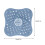 Durable TPR Sink Hair Filter Blue 19