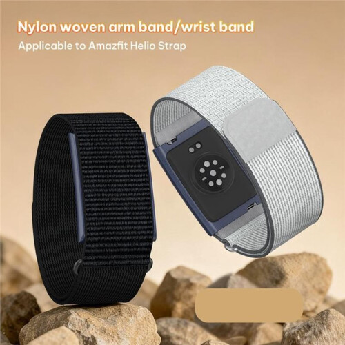 Strap Compatible Nylon Loop Band: Breathable, Soft, and Durable Wristband with Ring 420mm Armband B 1