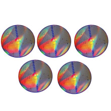 5PZ Lakhovsky MWO Disco Polarizzato 100MM Piramide Arcobaleno Doppio Lato Multi-Oscillatore Risveglia Autoguarigione
