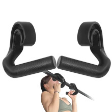 Neutral Grip Pull Handles 45 Grips for Relieve Wrist Stress - Non-Slip Pull Grips - for Pull-Ups Deadlifts